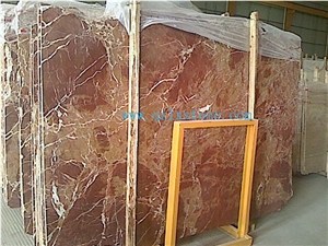 Asian Rose Red Marble Slabs & Tiles