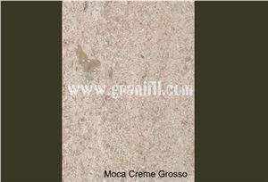 Moca Creme Grao Grosso Limestone Slabs & Tiles, Portugal Beige Limestone