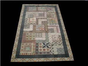 Antique Patchwork Floor Tiles,stone Floor Mosaic