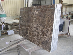 Brown Marble Honeycomb Panel