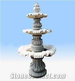 Marble Stone Fountain, White Marble Fountain