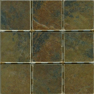 Mosaic Partten,Brown Slate Mosaic