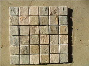Natural Volcanic Mosaic Pattern,slate Mosaic, Rustic Slate Mosaic Pattern