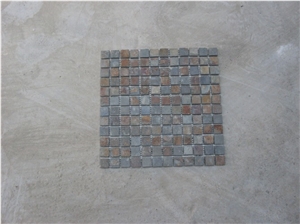 Outside Stone Mosaic Pattern