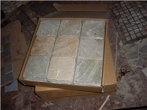 Outside Stone Mosaic Pattern