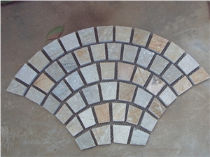 Outside Stone Mosaic Pattern