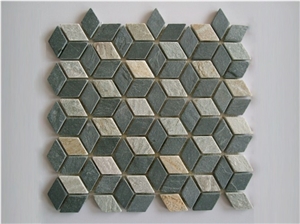 Outside Stone Mosaic Pattern,slate Mosaic