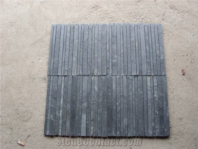 Outsize Stone Mosaic Pattern, Grey Slate Mosaic Pattern