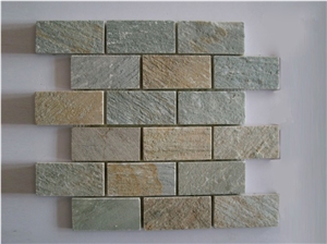 Rusty Slate Lined Mosaic,slate Mosaic