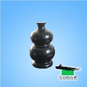 Shanxi Black Granite Urn