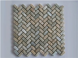 Split Face Stone Mosaic,slate Mosaic