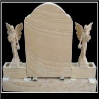 Tombstone Carving, Yellow Sandstone Tombstone