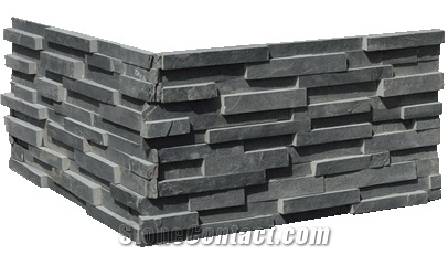 Wall Cladding Stone ,ledger Stone,Grey Slate Wall Cladding