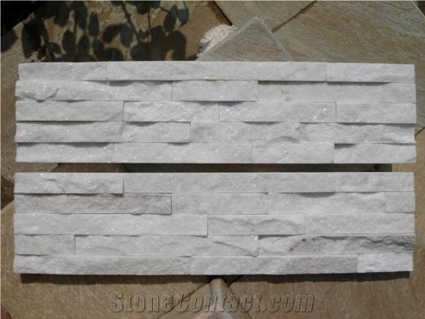 Wall Cladding Stone ,White Quartzite