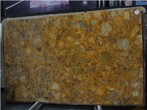 Golden Marinace Granite Slab,Brazil Yellow Granite