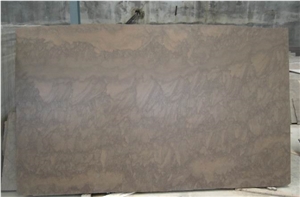 Nature Water Wave Sandstone Slab, China Brown Sandstone
