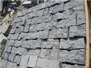 G654 Padang Dark Cobble Stone, China Black Granite Cobble Stone