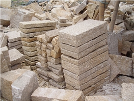 G682 Granite Padang Yellow Steps