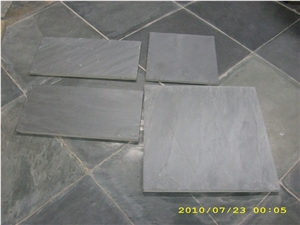 Black Flooring Slate-001,Black Slate Slabs & Tiles