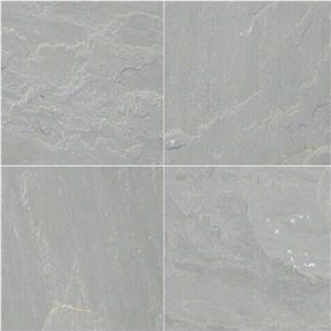 Kandla Grey Sandstone Paving Slabs, Indian Grey Sandstone Tiles