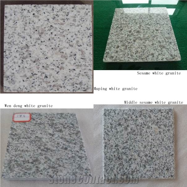 Natural White Granite Flooring Tiles