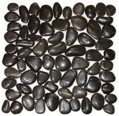 Black Pebble Mosaic Tile