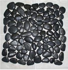 Black Pebble Tile/pebble Mosaic