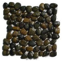 Tiger Pebble Mosaic Tile