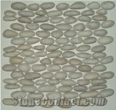 White Stand River Stone Tile