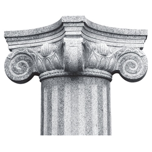 Granite Roman Chapiter, Grey Granite Column