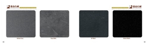 Hainan Grey &Grey Slate & ZP Black & Shanxi Black, China Black Granite Slabs & Tiles