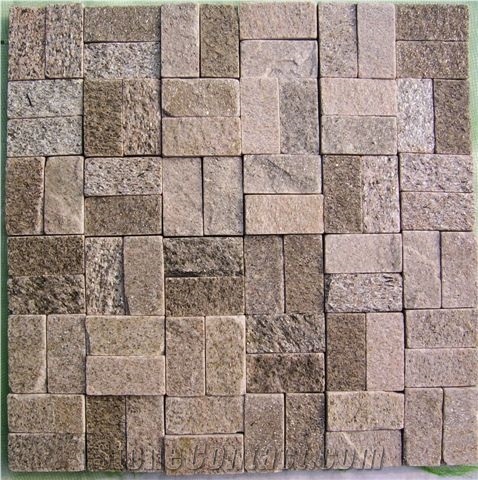 Quartzite and Sandstone Mosaic Tiles