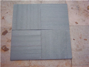 Stripes Flat, China Grey Slate Slabs & Tiles