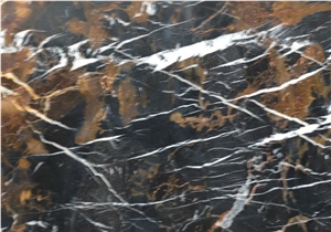 Black and Gold Marble, Michael Angelo Marble Tile