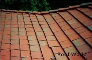 Red Slate Roof Tiles, Roofing Tiles