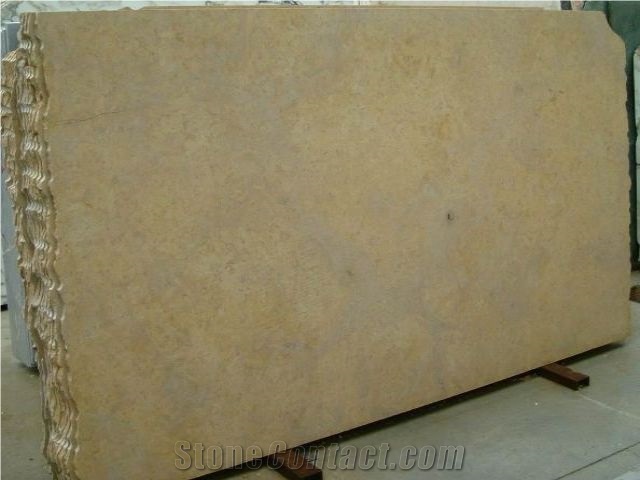 Giallo Provenza Limestone Slabs, Morocco Yellow Limestone