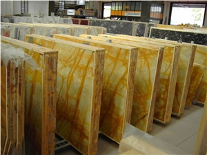 Giallo Siena Classico Marble Slabs, Italy Yellow Marble