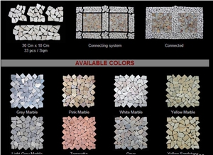 Marble Tumbled Mosaic Tiles