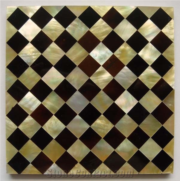 Brown MOP Shell Mosaic Tile