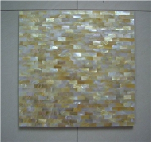 White Mother Of Pearl Seashell Mosaic Tile