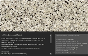 Blanco Berrocal Granite Tile, Spain Grey Granite