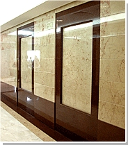Wall Cladding with Rosalia Marble, Pink Marble