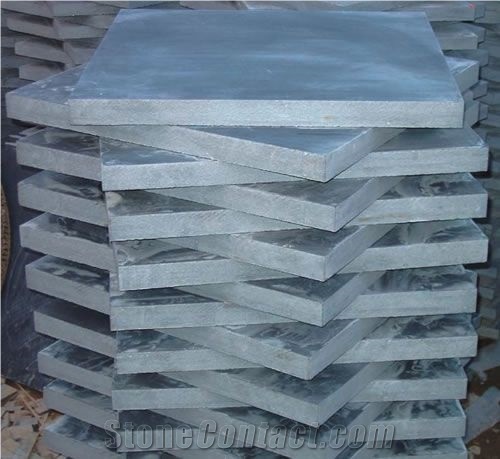 China Blue Limestone BZ-1, China Grey Limestone Slabs & Tiles