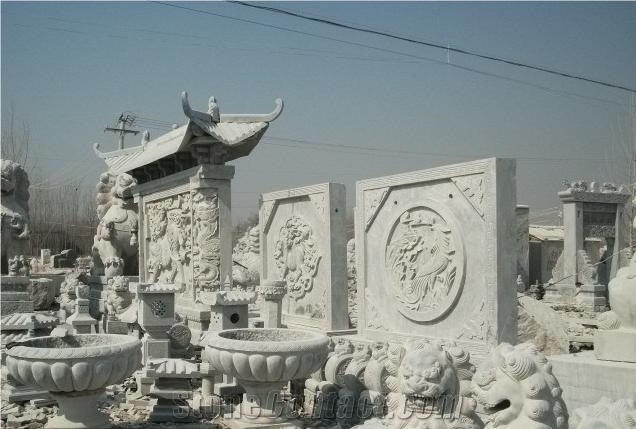 Grey Limestone Sculpture