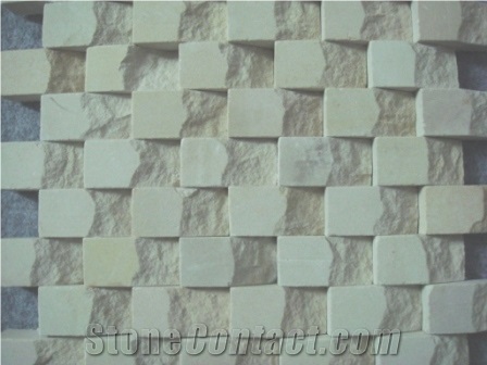 Beige Sandstone Mosaic Tile