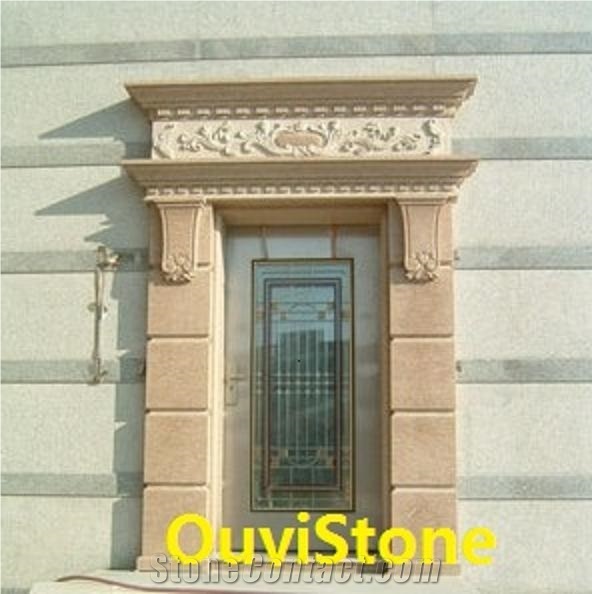 Granite Windor & Door Surroundings, G682 Yellow Granite Door Surround