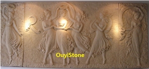 Sandstone Carving Relief Sculpture