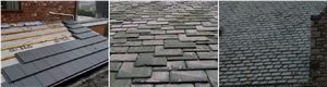 China Black Slate Roof Tiles
