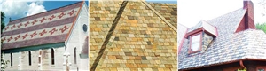 China Black Slate Roof Tiles