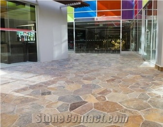 China Slate Flooring Stone, China Grey Slate Slabs & Tiles